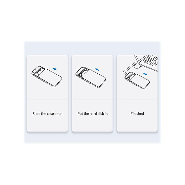 باکس هارد اوریکو مدل 25PW1-U3 سایز ۲.۵ اینچ USB 3.0 اورجینال