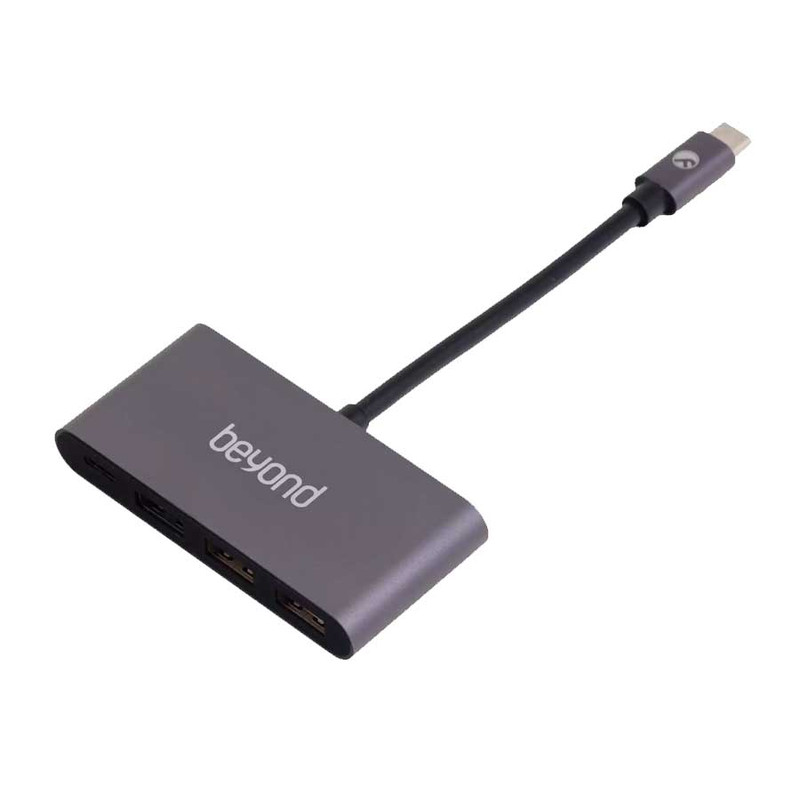 هاب USB-C بیاند مدل BA404 چهار پورت